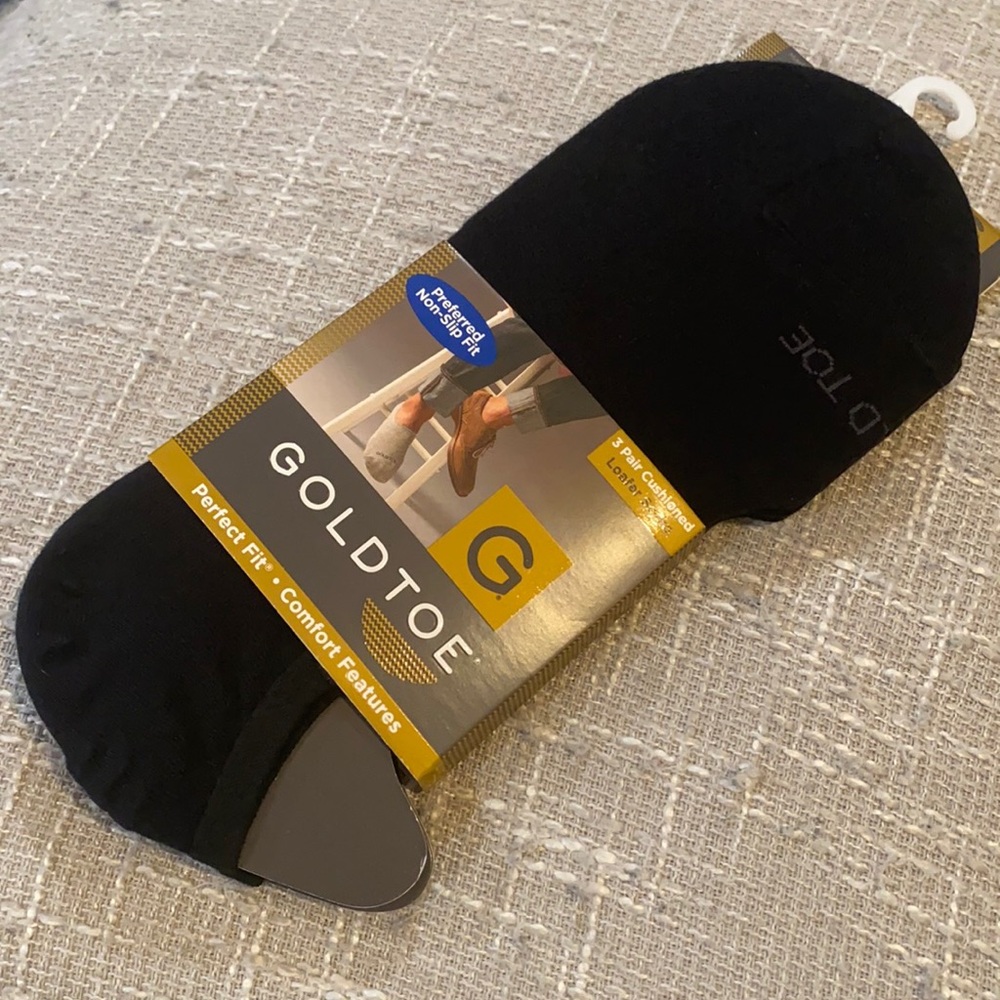 ✌🏼3/$30✌🏼Gold Toe Non Slip Cushioned Loafer Socks
